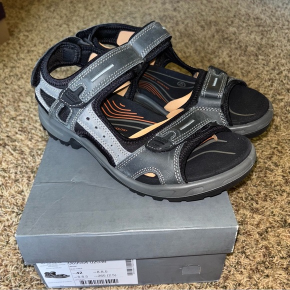 ECCO Offroad Yucatan Marine Grey Hiking Walking Sandal EU...